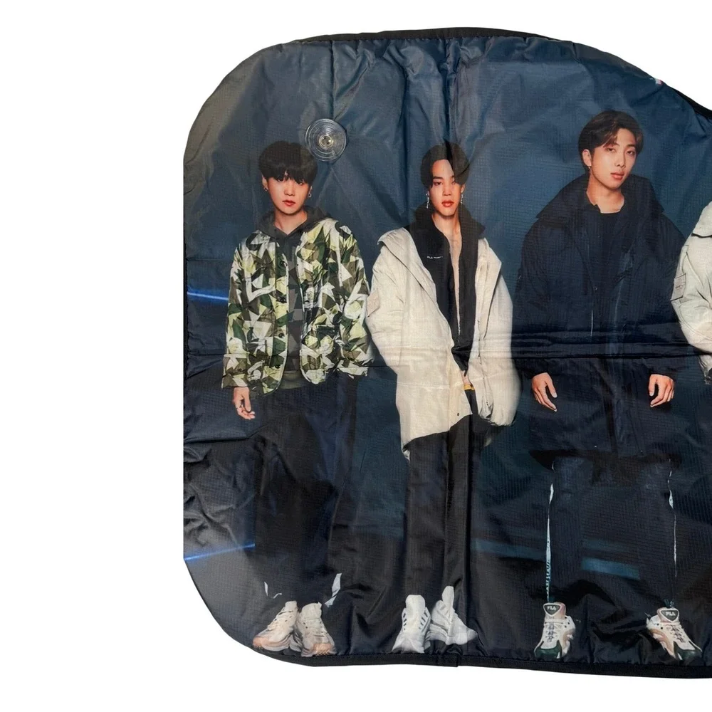 BTS Bangtan Boys Kpop Group‎ Photo Car Sunshade Windshield Protector - Picture 3 of 6